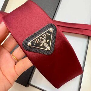 Prada Red  Tie
